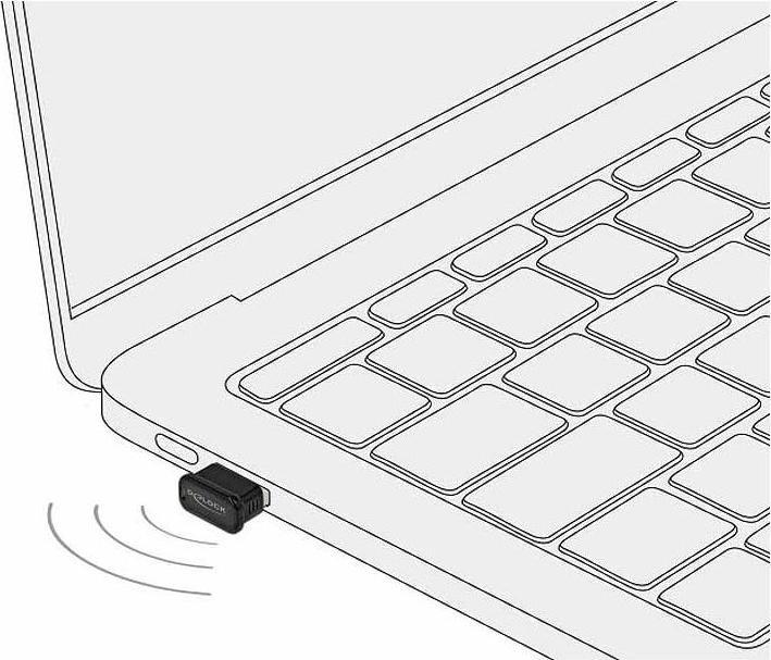 Produktbild Delock USB-Bluetooth-Adapter 61004 V4.0, 7mm (Sender & Empfänger)