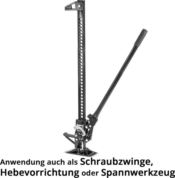 Produktbild Stahlwerk Zahnstangenheber 48" 3t 104 cm Farm Jack Stockwinde Offroad Wagenheber