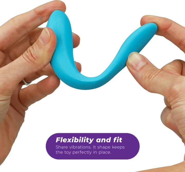 Produktbild We-Vibe Sync Go Remote Control Rechargeable Clitoral and G-Spot Vibrator (Blue)