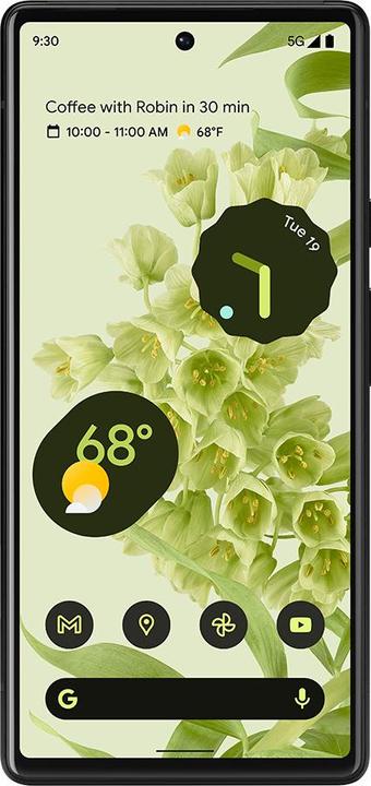 Produktbild Google Pixel 6 (128 GB, Sorta Seafoam, 6.40", SIM + eSIM, 50 Mpx, 5G)
