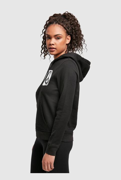 Immagine prodotto Merchcode Donna Peace - Felpa con cappuccio Basic nera Double Peace - 161625 (M)