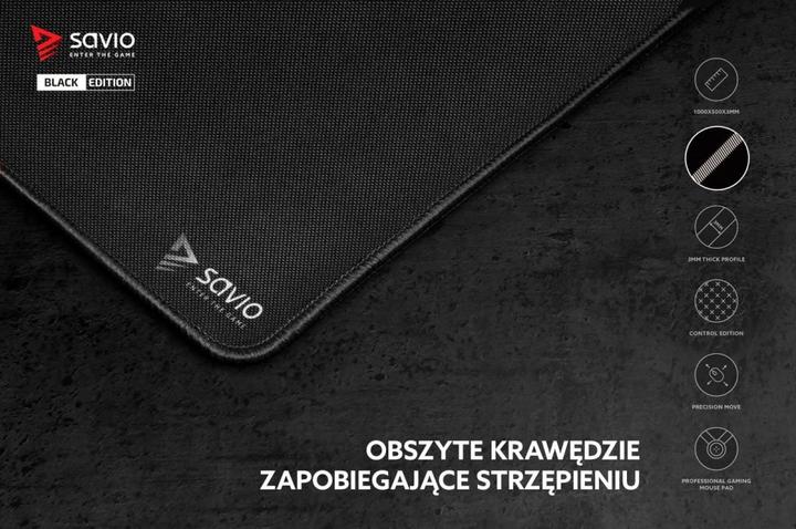 Actual product image Savio Black Edition Precision Control XXL Game Mouse Pad Black (XXL)