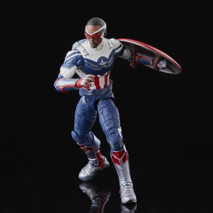 Produktbild Hasbro Marvel Legends Series Captain America Twin Pack, 15cm MCU Figuren von Steve Rogers und Sam W
