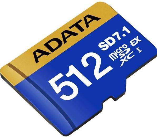 Productafbeelding Adata Premier Extreme SD7.1 Express (512 GB, microSD Express, U3, UHS-II)