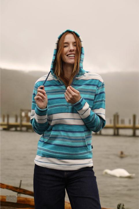 Immagine prodotto Weird Fish Lana Felpa con Cappuccio Strisce Cerniera ad un quarto Donna (38)