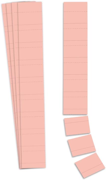 Produktbild Ultradex Einsteckkarten für Planrecord Stecktafel BxH 40x32mm VE=90 Stück rosa