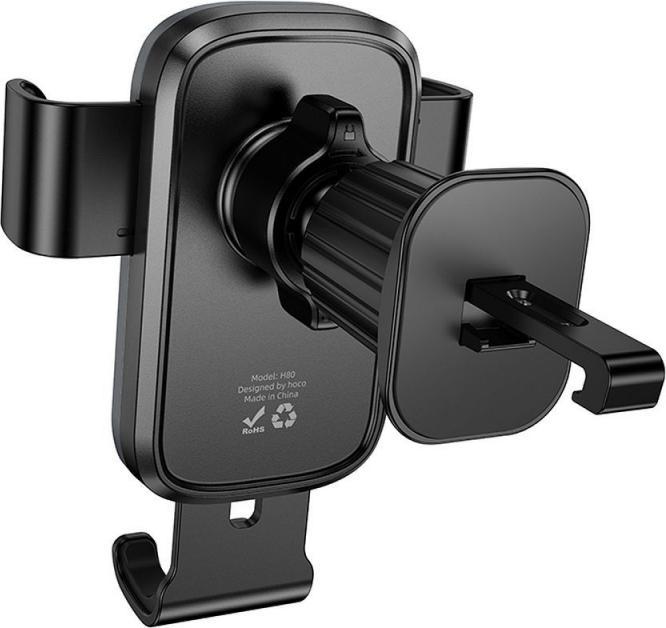 Immagine prodotto Hoco Auto holder gravity car holder for air vent H80 black metal gray