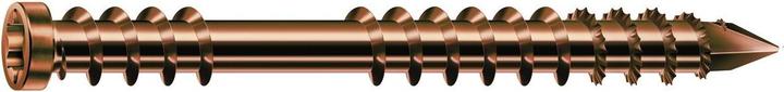 Actual product image Spax TERRACE A2 CYLINDER HEAD T-STAR PLUS T25 FIXED THREAD CUT ANTIK 5X60 Terrace (1 Screws per piece)