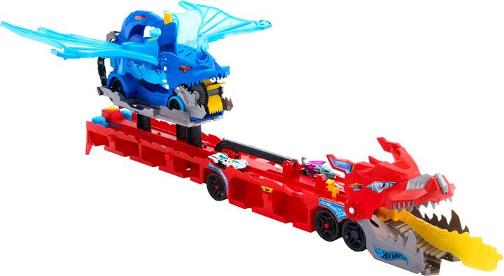 Produktbild Hot Wheels City Ultimativer 2-in-1 Drachen Transporter