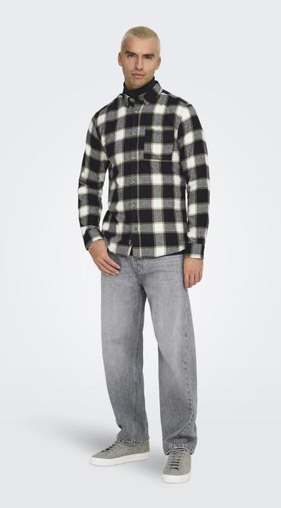 Actual product image Only & Sons Onsral Ls Slim Check Shirt (M)
