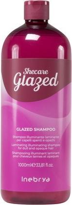 Actual product image Inebrya Shecare Glazed Illuminating Shampoo for Dull and Matte Hair 1000ml (1000 ml, Liquid shampoo)