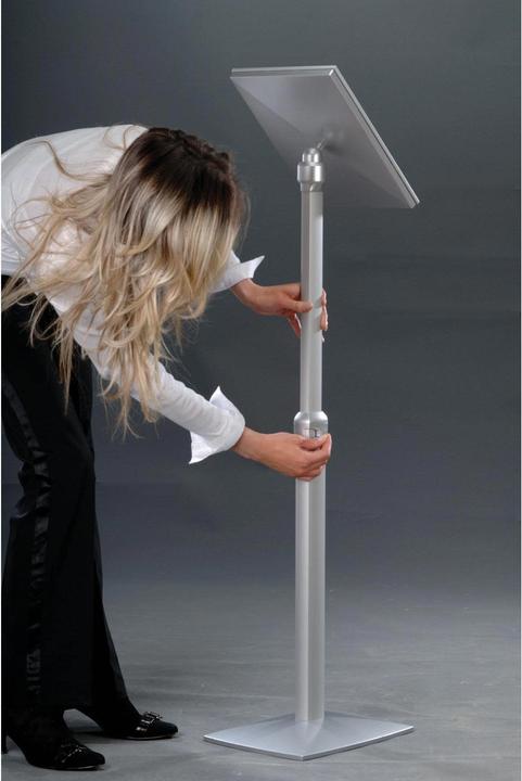 Produktbild Franken Infoständer "Universal", DIN A3, Höhe: 910-1.310 mm Aluminium-Klapprahmenprofil mit Kunststoffecken (A3)