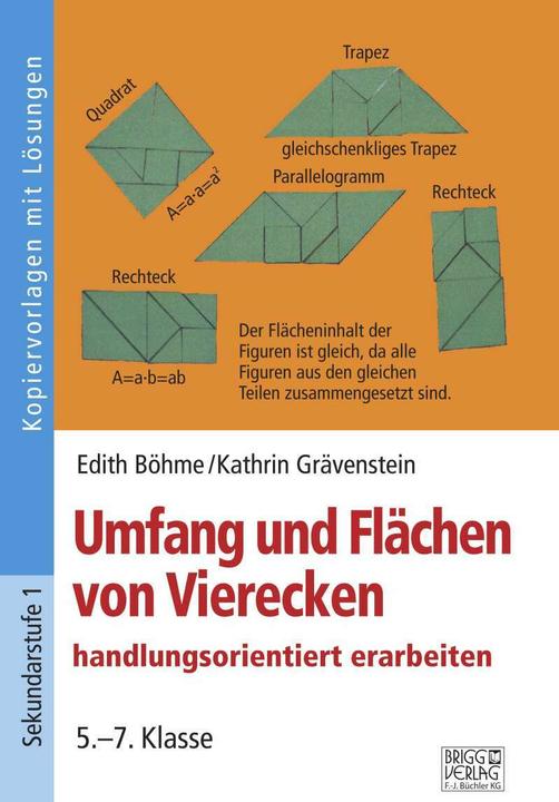 Produktbild Umfang und Flächen von Vierecken handlungsorientiert erarbeiten (Deutsch, Kathrin Grävenstein, Edith Böhme, 2021)