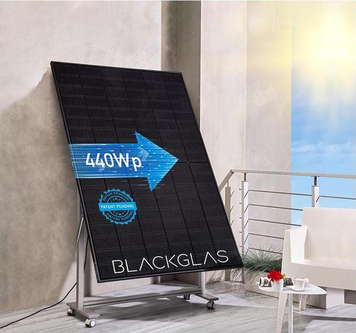 Actual product image Blackglas Solar system ECOmirrorPRO 440 Wp (440 W)