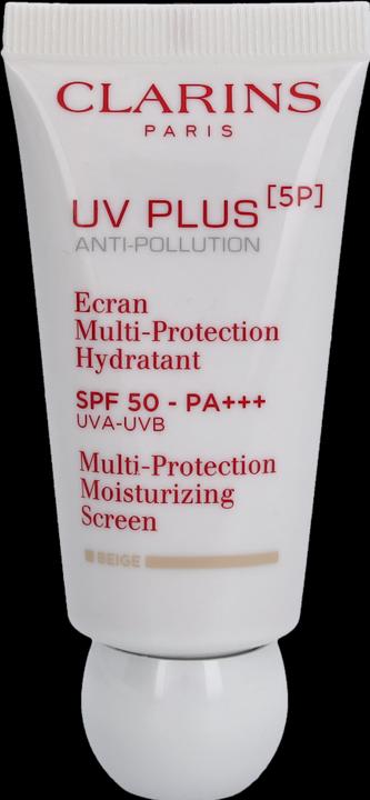Actual product image Clarins UV Plus 5P Multi-Protection Moisturising Screen (Suntan cream, SPF 50, 30 ml)