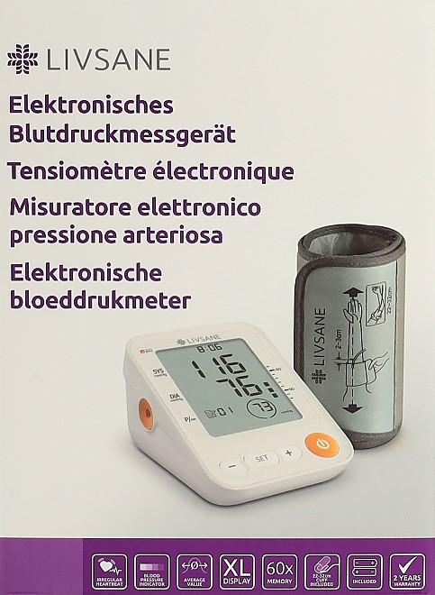 Produktbild Livsane elektronisches Blutdruckmessgerät (Blutdruckmessgerät Oberarm)
