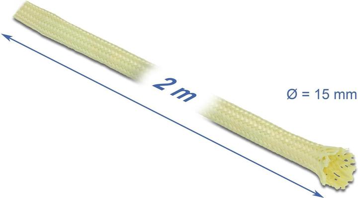 Actual product image Delock Aramid fiber braided hose 2 m x 15 mm (Cable conduit, 200 cm)