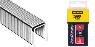 Actual product image Stanley Tacker staples Staples 1000 pieces 12 mm leg length
