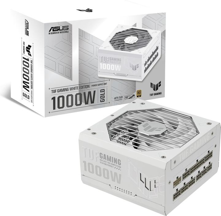 Produktbild ASUS TUF Gaming 1000W Gold White Edition (1000 W)