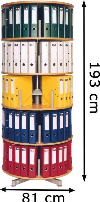 Actual product image Reef RE Rotating column 5 tiers ED (81 x 193 cm)