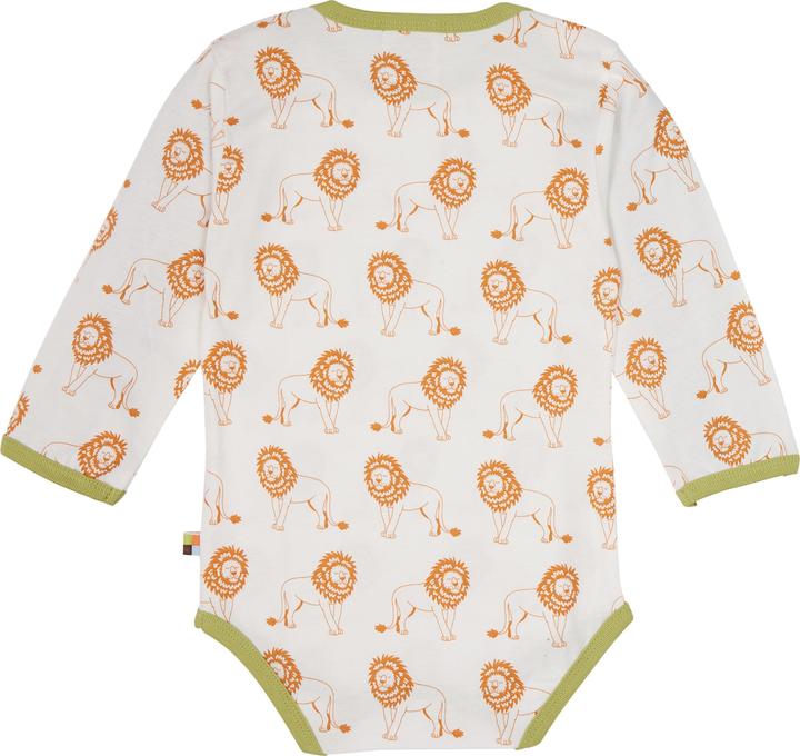 Actual product image loud + proud Bodysuit long sleeve print lion car (74)