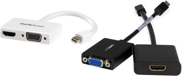 Image du produit StarTech Convertisseur Mdp En HDMI Ou VGA (Mini DP, HDMI, 25 cm)