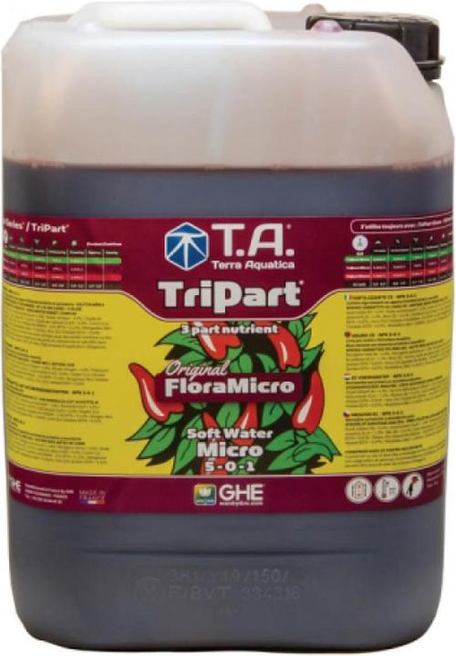 Produktbild Terra Aquatica TriPart Flora/ GHE Micro Softwater 10L (12 kg, 10 l)