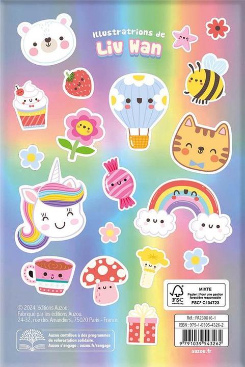 Image du produit Auzou France Mon année super kawaii 2024-2025 : avec des stickers inclus! (Français)