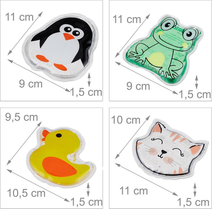 Actual product image Relaxdays Kühlpad (4 x, 340 g)