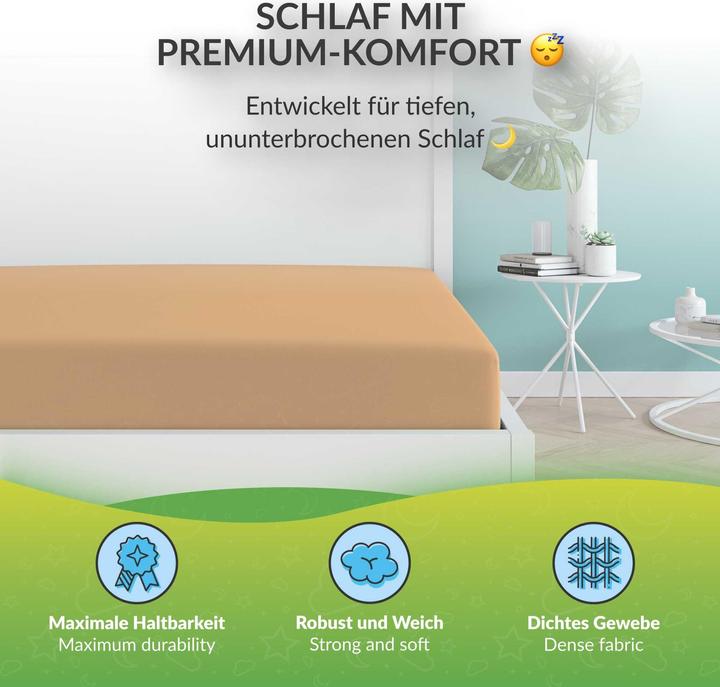 Actual product image Etérea Microfibre Jersey Fitted Sheet (100 x 200 cm, 90 x 200 cm)