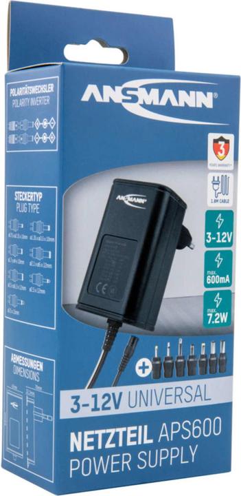 Actual product image Ansmann APS 600 max. 7.2 W NEW 1201-022