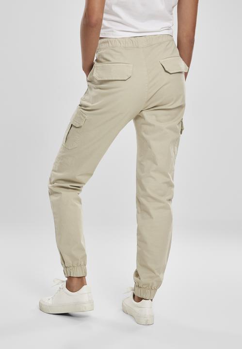 Actual product image Urban Classics Ladies High Waist Cargo Jogging Pants (L)