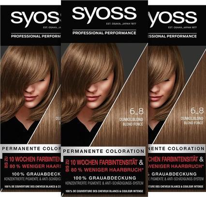 Produktbild Syoss Permanente Coloration (6-8 Dunkelblond)