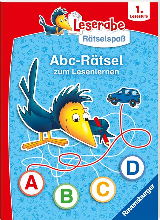 Produktbild Ravensburger Leserabe Rätselspass: Abc-Rätsel zum Lesenlernen (1. Lesestufe) (Deutsch, Angelika Penner, VEB SPIELEKOMBINAT Katja Volk, Heribert Schulmeyer, 2025)