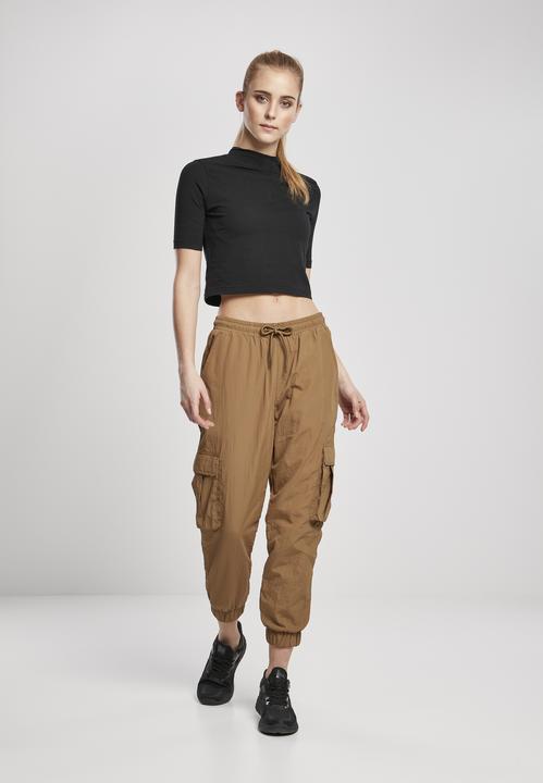 Immagine prodotto Urban Classics Pantaloni di nylon Cargo a vita alta da donna (XS)