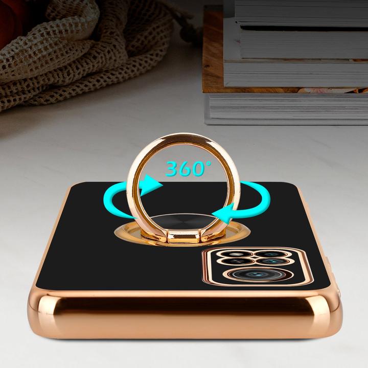 Image du produit Cadorabo Etui pour Xiaomi Mi 10T / Mi 10T PRO en TPU avec protection de l'appareil photo et anneau LM089 (Mi 10T, Mi 10T Pro)