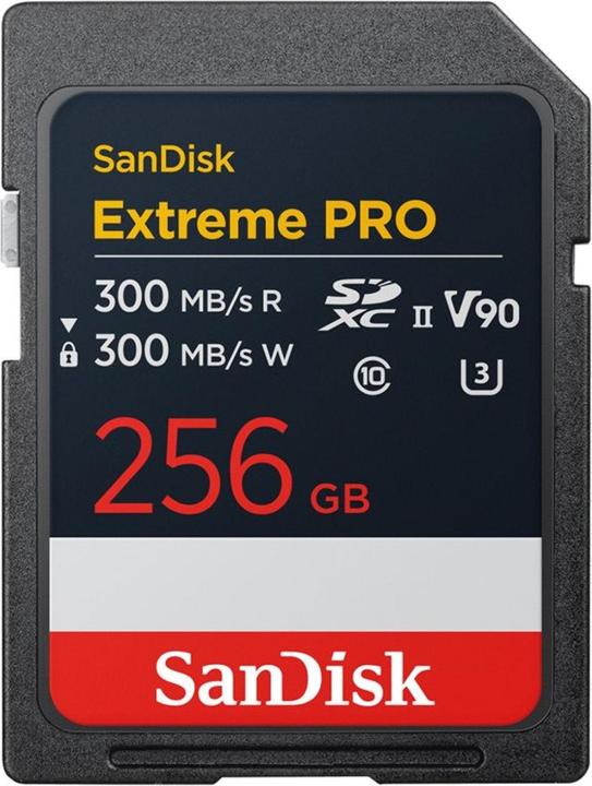 Produktbild SanDisk Extreme PRO UHS-II V90 (256 GB, SDXC, U3, UHS-II)