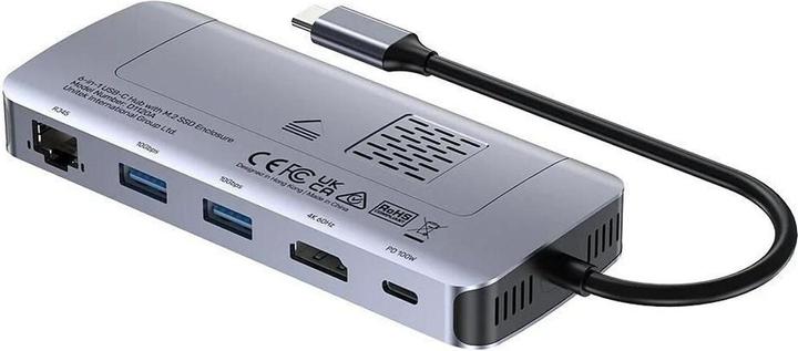 Immagine prodotto Unitek AKTYWNY HUB USB-C 10GBPS M.2 HDMI PD 100W (USB-C, 5 Porti)