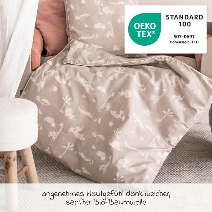 Actual product image Julius Zöllner Organic bed linen, Jungle Dream (80 x 80 cm, 35 x 40 cm)