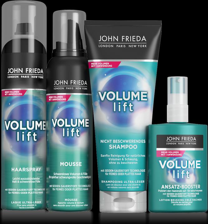 Produktbild John Frieda Volume Lift - Nicht Beschwerendes Shampoo (250 ml, Flüssiges Shampoo)