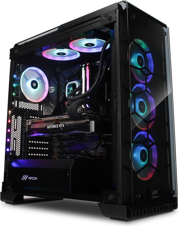 Actual product image Mifcom SPECTRUM RTX2080Ti Core i9 Ultimate (Intel Core i9-9900K, 32 GB, 1000 GB, GeForce RTX 2080 Ti)