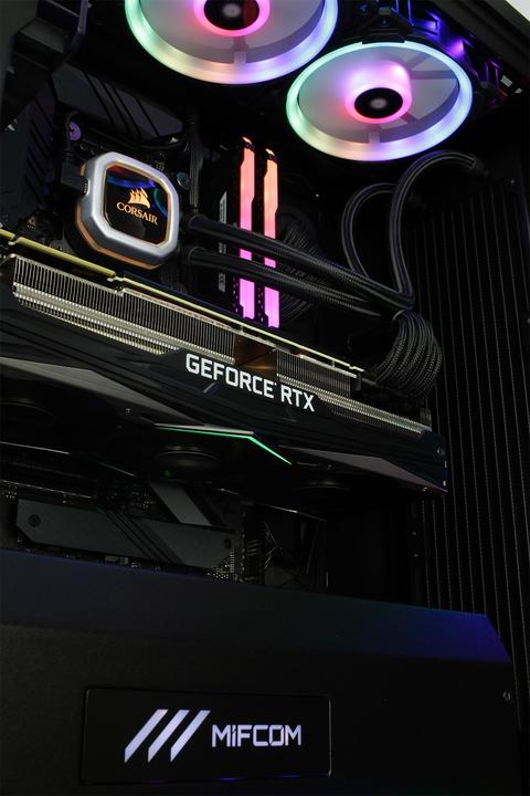 Actual product image Mifcom SPECTRUM RTX2080Ti Core i9 Ultimate (Intel Core i9-9900K, 32 GB, 1000 GB, GeForce RTX 2080 Ti)