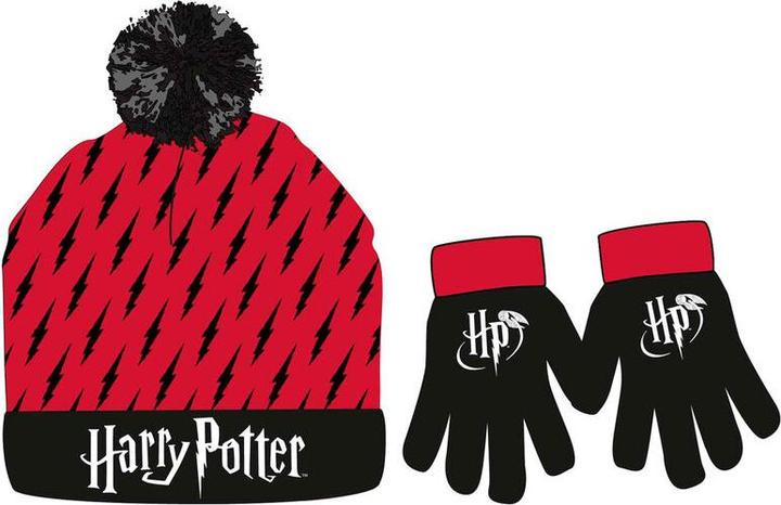 Immagine prodotto GED Harry Potter Set Guanti e Berretta Rosso/Nero
