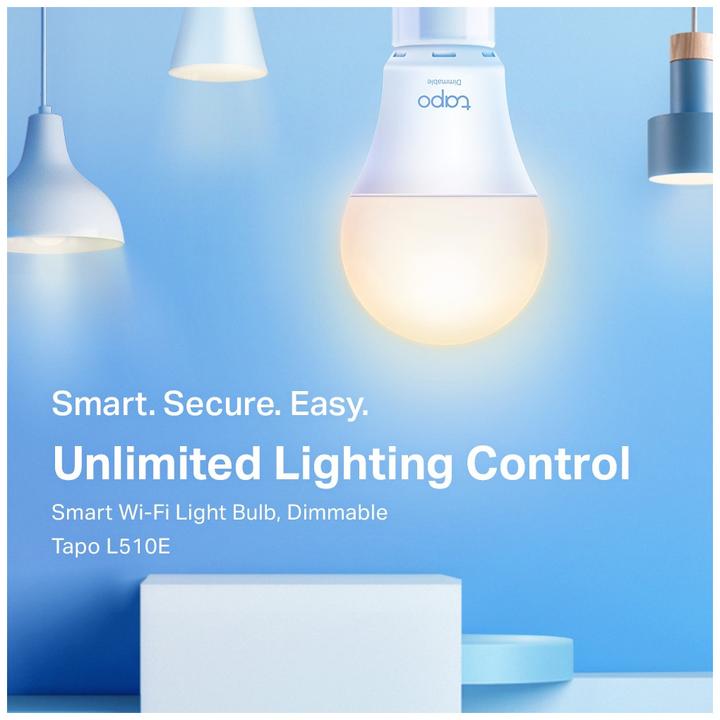 Actual product image TP-Link Tapo L510E (2-pack) (E27, 8.70 W, 806 lm, 2 x, F)