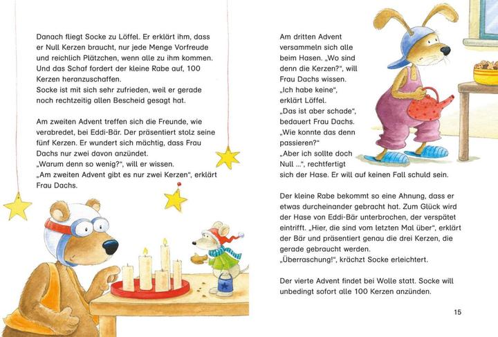 Produktbild Der kleine Rabe Socke: Alles weihnachtet mit dem kleinen Raben Socke (Deutsch, Nele Moost, 2019)