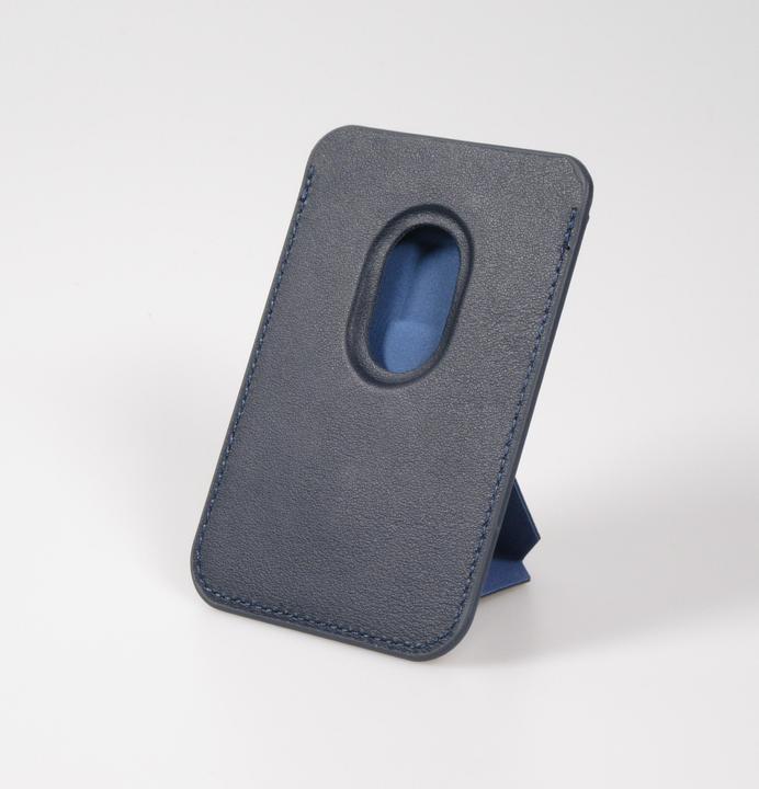 Produktbild PhoneLook Magnetischer Kartenhalter wallet MagSafe veganes Leder mit starkem Magneten und integriertem Klappst