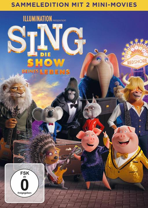 Sing 2 - Lo spettacolo della tua vita - DVD (DVD, 20220407, Inglese, Tedesco)