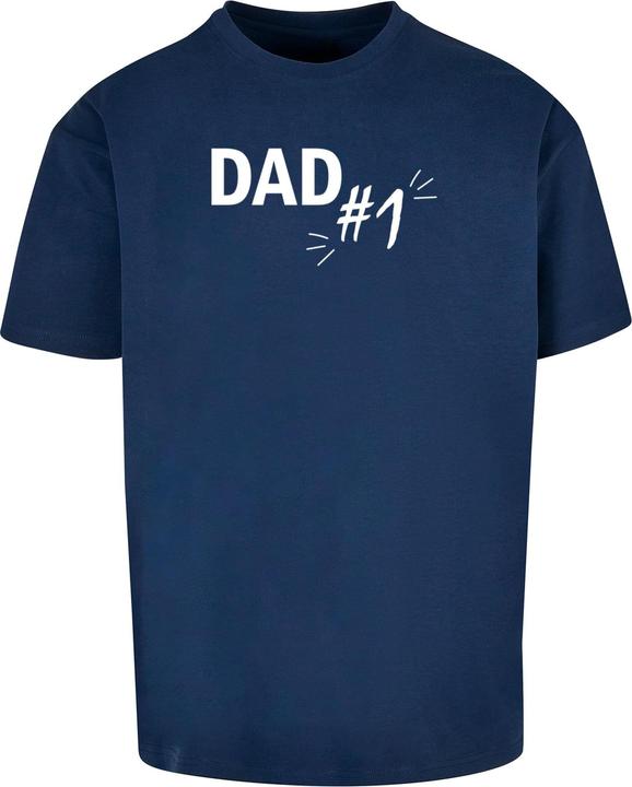 Actual product image Merchcode Fathers Day - Dad number 1 Heavy Oversize Tee - 115173 (L)