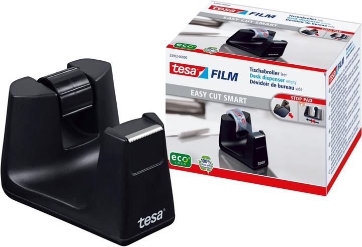 Actual product image tesa EASY CUT SMART tape dispenser for tables, with anti-slip technology