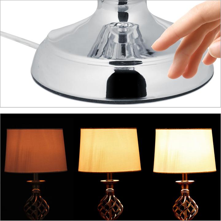 Actual product image Relaxdays Table lamp (E14)